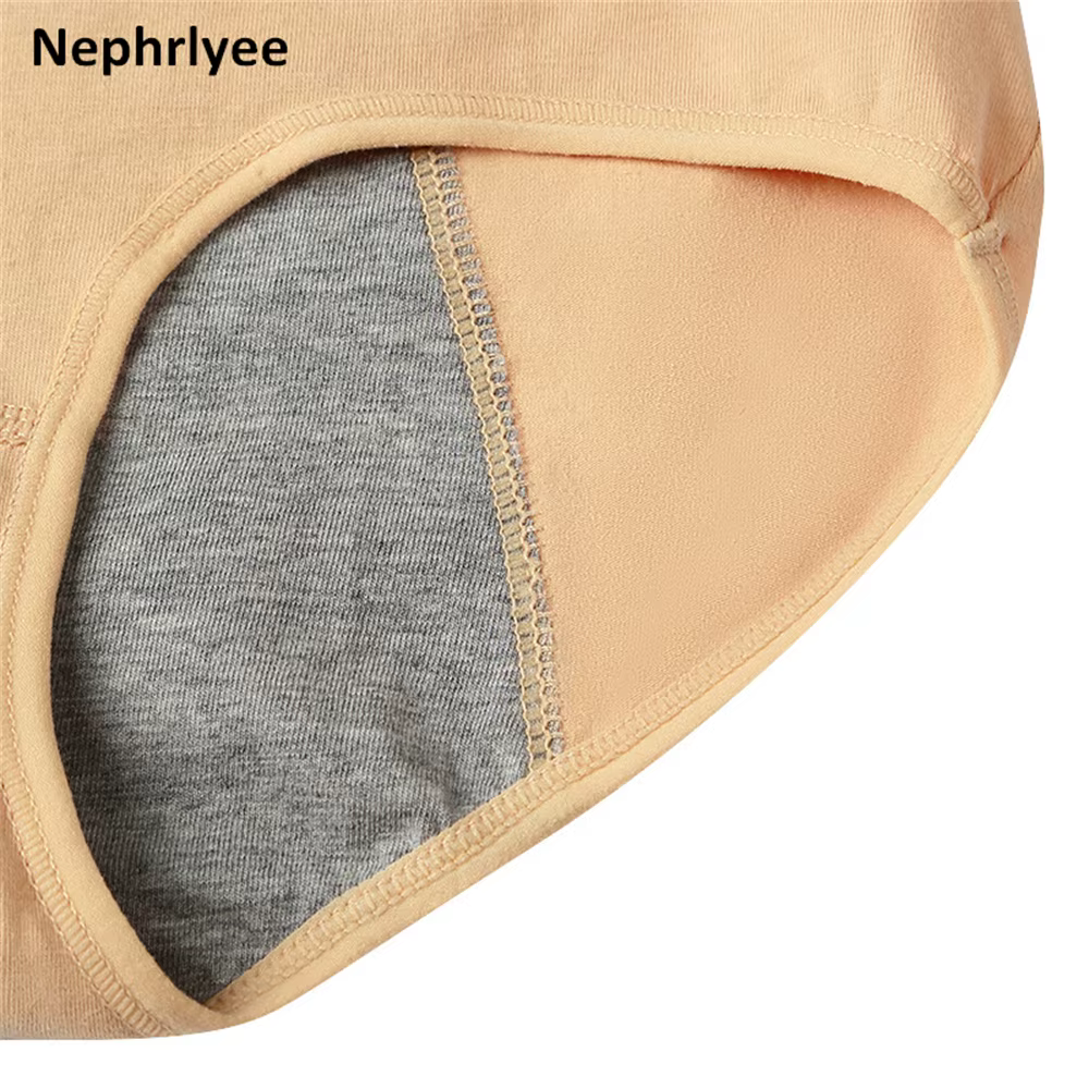 Culotte Menstruelle Imperméable en Coton à Absorption Rapide pour Femme
