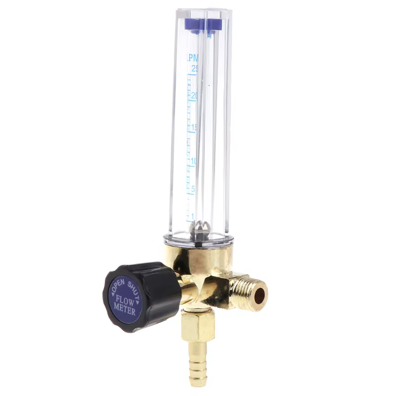 Régulateur de débit de gaz CO2 Ar, filetage 1/4PT 7mm, 0.35 MPA