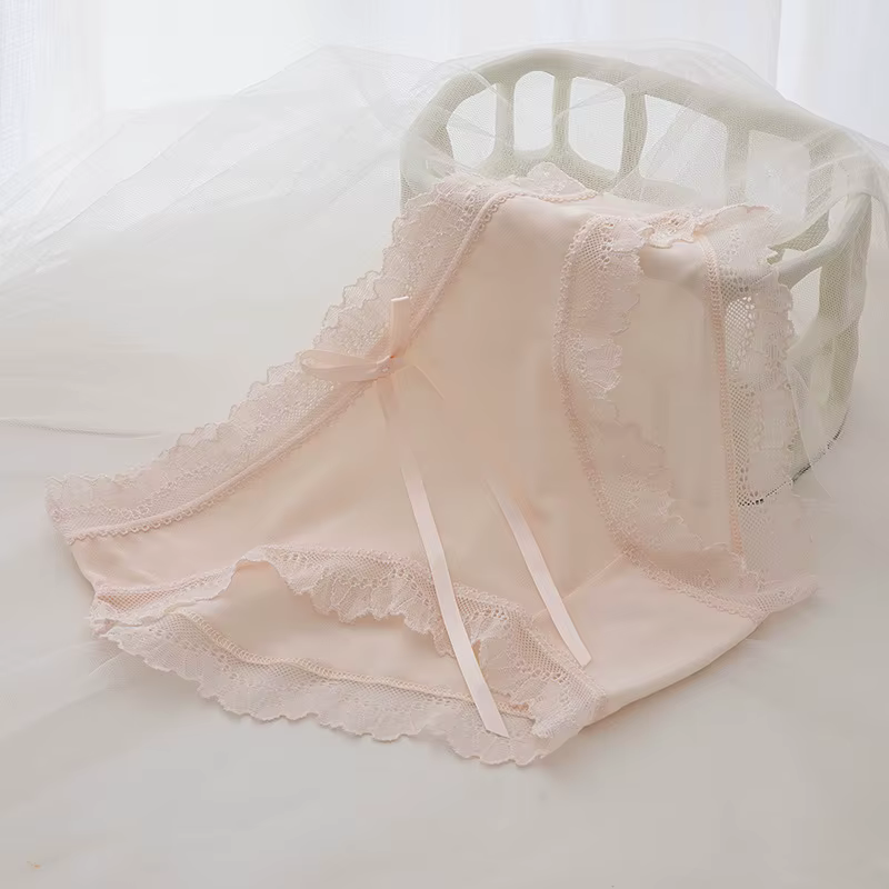 Culotte Sexy en dentelle et coton pour femmes
