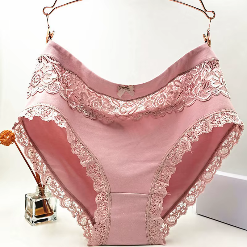 Culotte à fleurs en dentelle pour femmes
