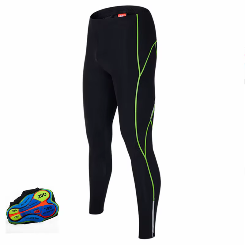 Pantalons de cyclisme en plein air pour hommes, collants de vélo de route, respirants, confortables, séchage rapide, Anti-transpiration, rembourrés en Gel, nouvelle équipe