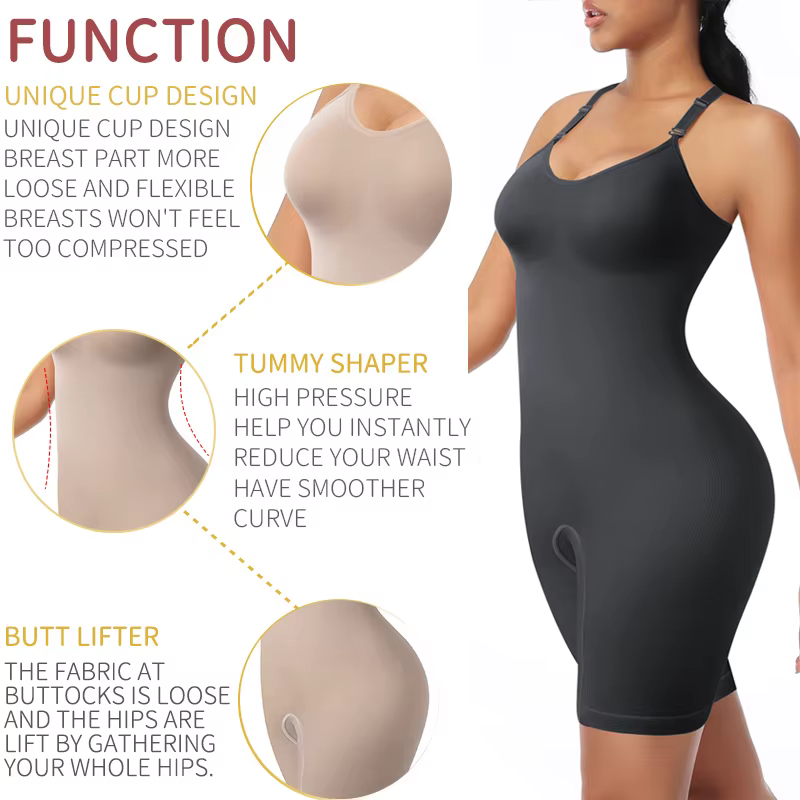 Body Shapewear femmes corps complet Shaper ventre contrôle minceur gaine bout
