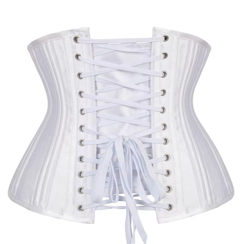 XS à 6XL sous le buste Corset 24 acier désossé corps Shaper gothique Sexy femmes