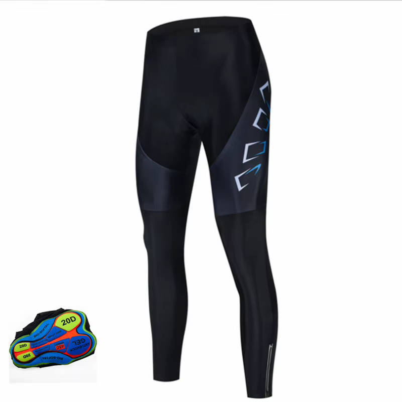 Pantalons de cyclisme en plein air pour hommes, collants de vélo de route, respirants, confortables, séchage rapide, Anti-transpiration, rembourrés en Gel, nouvelle équipe