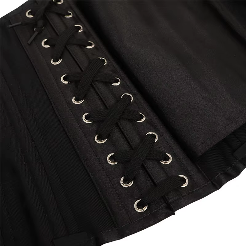 XS à 6XL sous le buste Corset 24 acier désossé corps Shaper gothique Sexy femmes