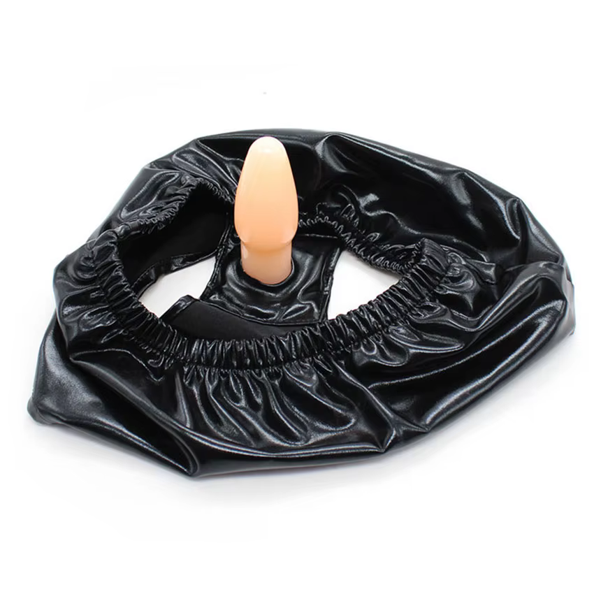Culotte en Latex avec gode anal stimulant godemichet anal point G jouets érotiques anus vagin sangle sur culotte jouets sexuels gays hommes femmes