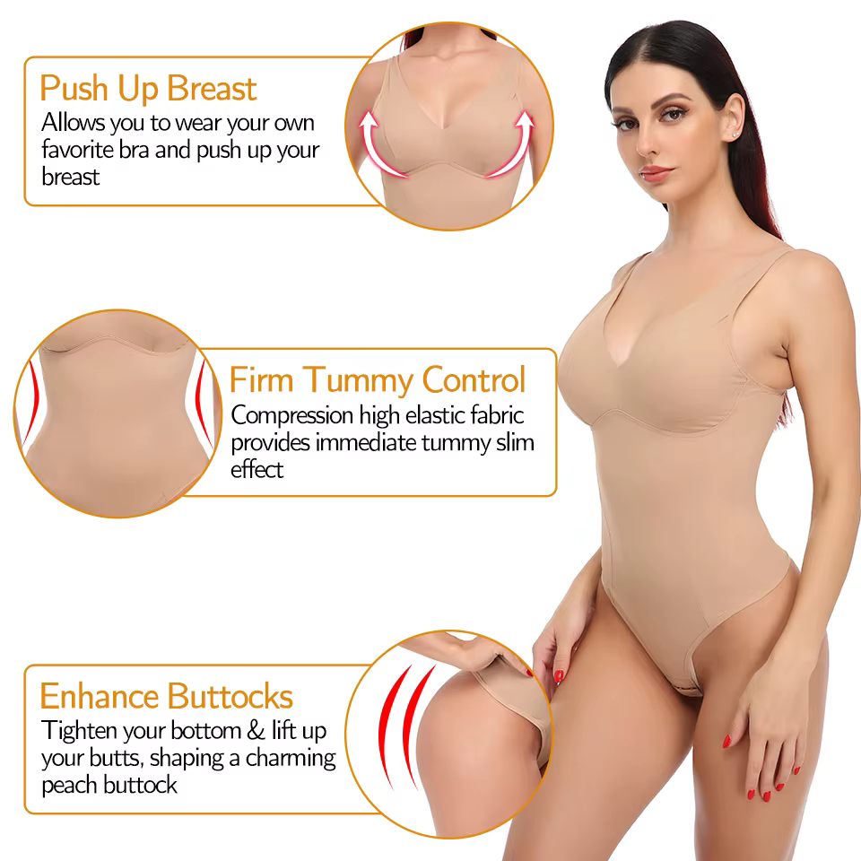 Shapewear Body string Shaper pour femmes taille formateur corps