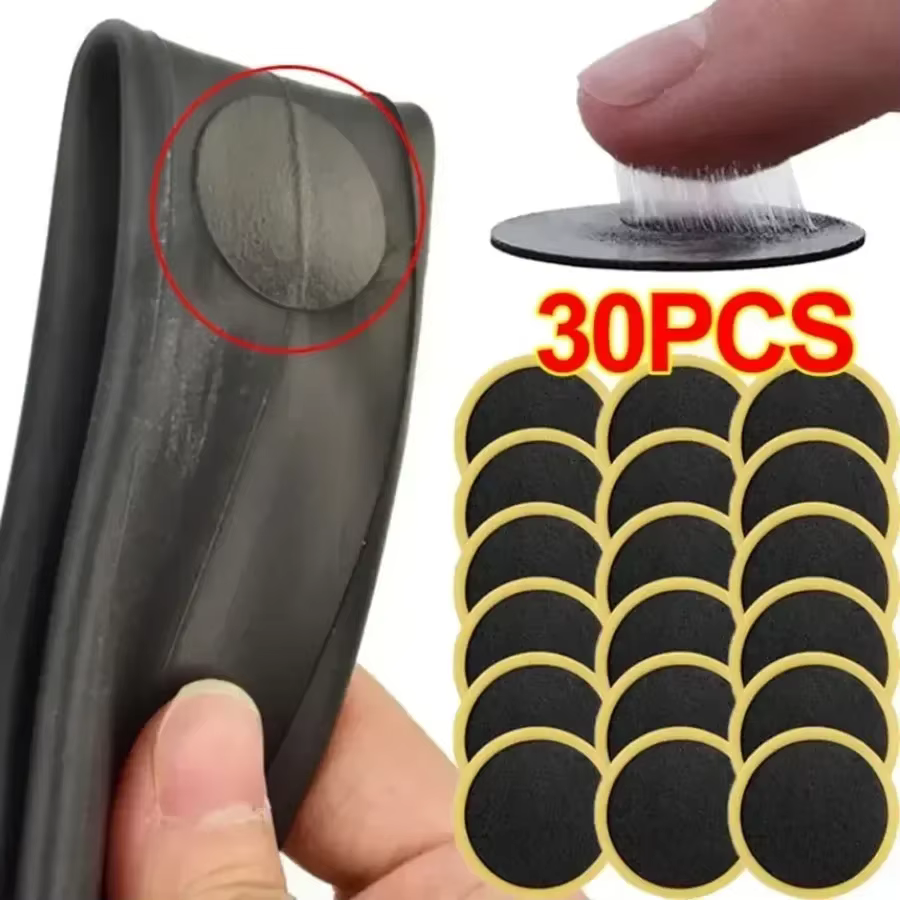 Patchs pour pneus de vélo sans colle, réparation auto-adhésive rapide pour la Protection des pneus, 30/20/10 pièces