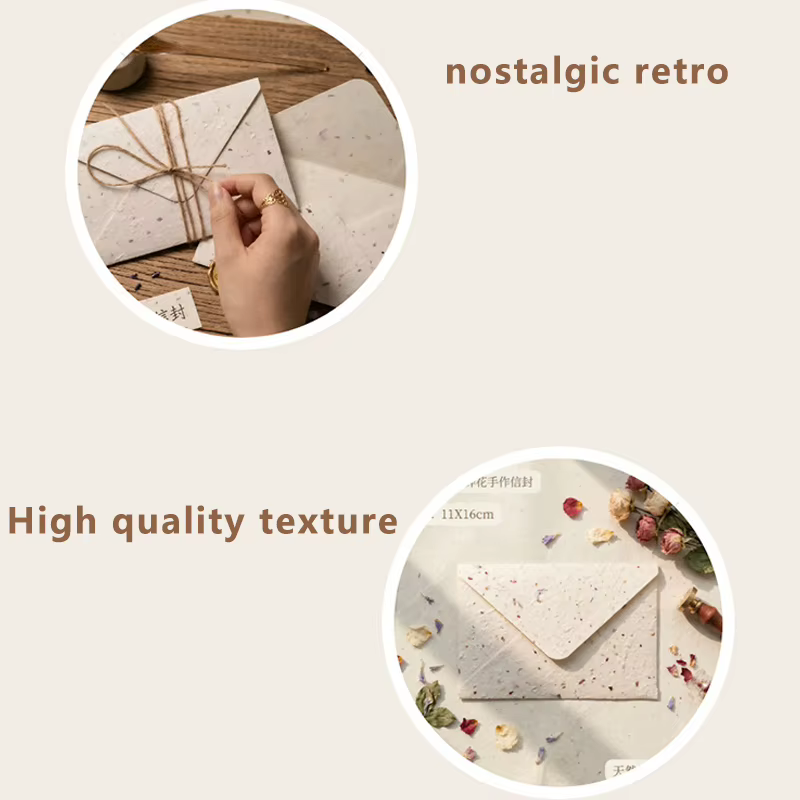 Lot de 20 enveloppes 11x16cm pour cartes postales de mariage, boîtes cadeaux, messages, papier texturé 150g, invitations, lettres commerciales, sacs de rangement