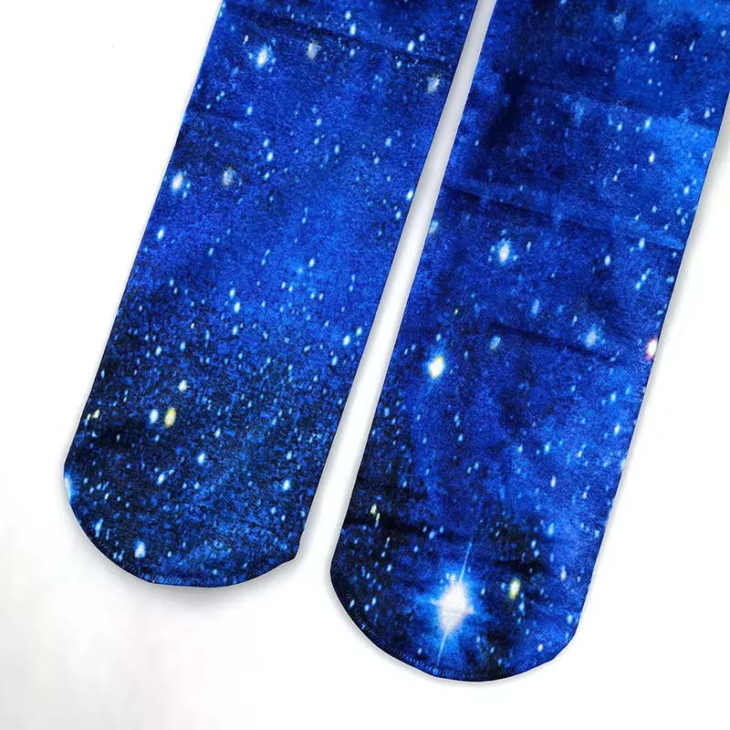 Collants imprimés galaxie bleu Cool