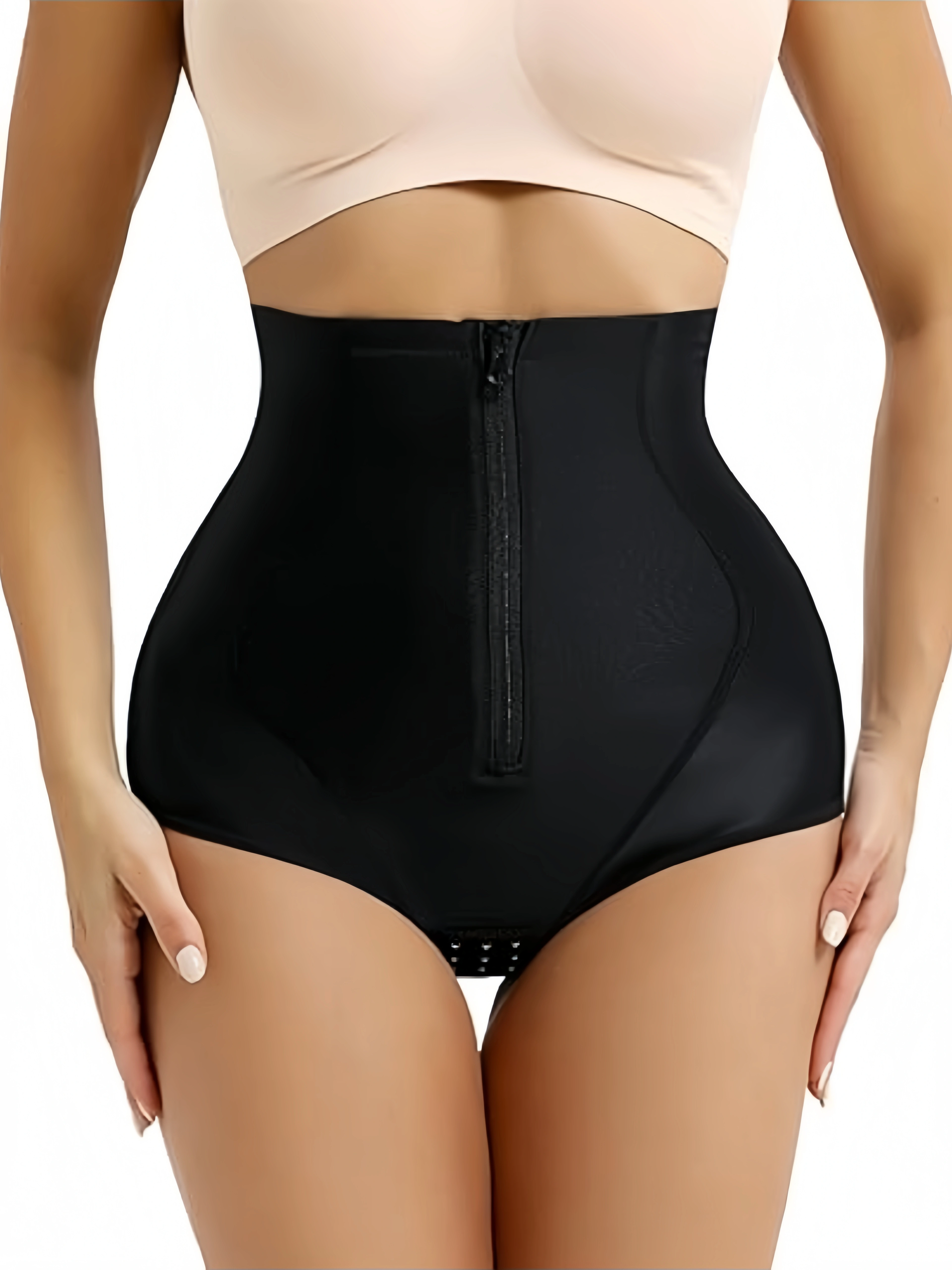Sous-vêtements sculptants confortables pour femmes avec fermeture éclair