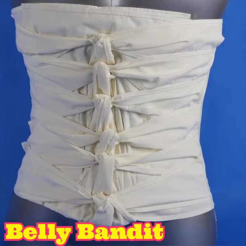 Ceinture de maintien abdominale post-partum en coton multi-bandes