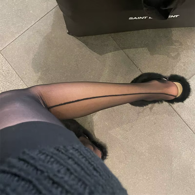 Collants d'été Sexy en Nylon sans couture pour femmes