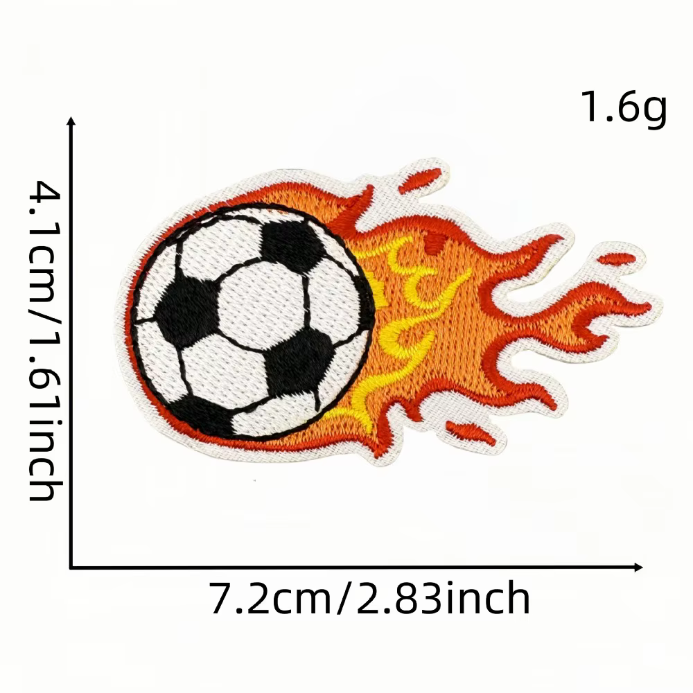 Dessin animé Football prix but sport fer-on coudre broderie Badge Patch bricolage T-shirt chapeau sac à dos vêtements Appliques autocollant