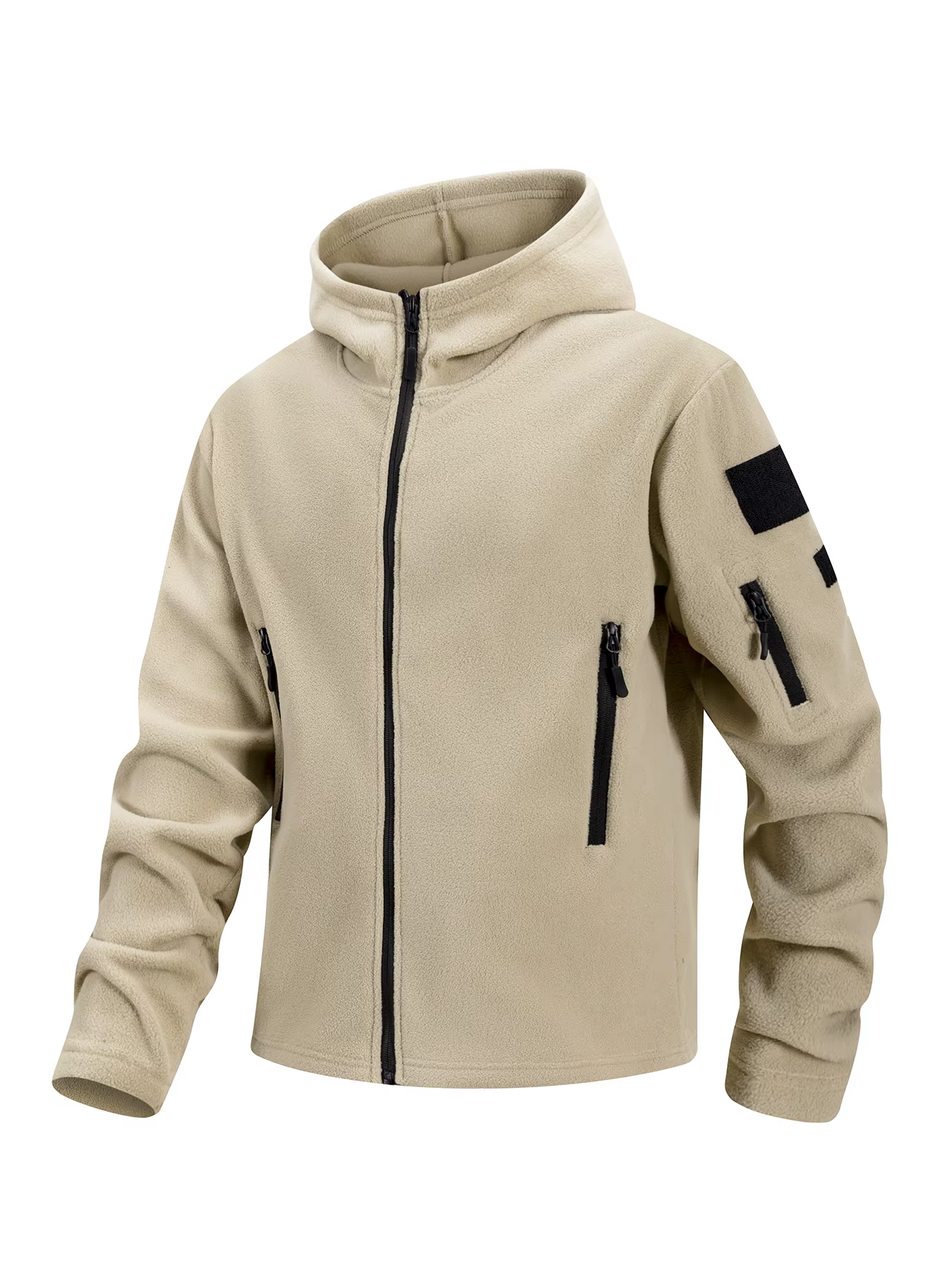 Veste tactique polaire thermique d'hiver chaude épaissir chasse randonnée Sports de plein air manteau à capuche militaire vestes de l'armée en plein air S-3XL