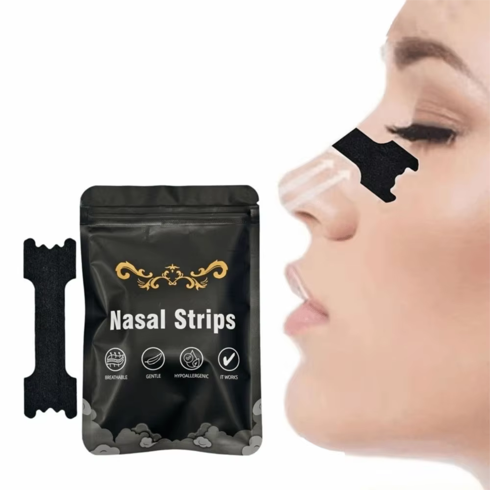 Bandes nasales respirantes et confortables, lot de 30, forte adhérence, pour le sport et le sommeil, soulagement nasal