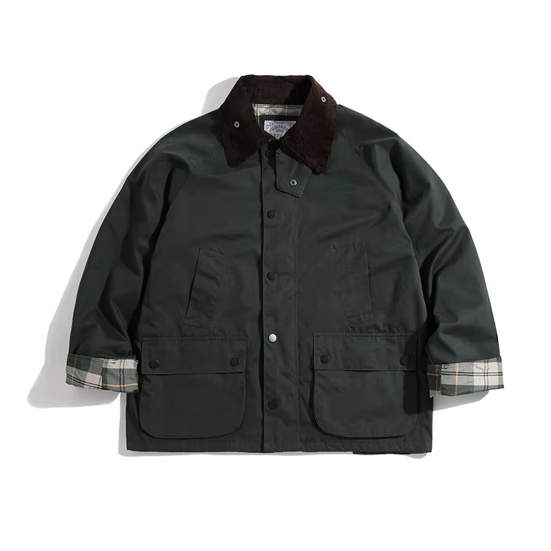 Hommes chasse classique olive décontracté imperméable vêtements de pluie perle hiver ashby bedale un-cire manteau parka femmes beaufort veste