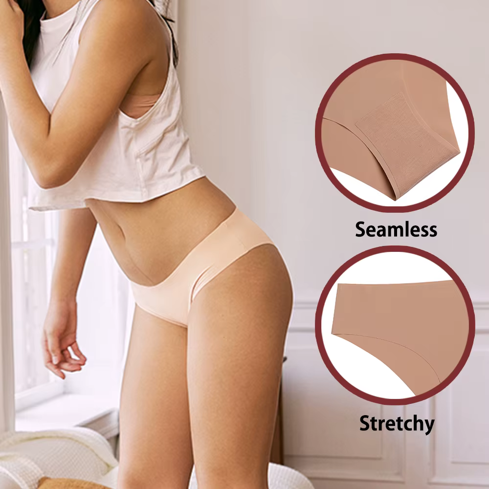 Lot de 3 Culottes Sans Coutures pour Femme – Respirantes