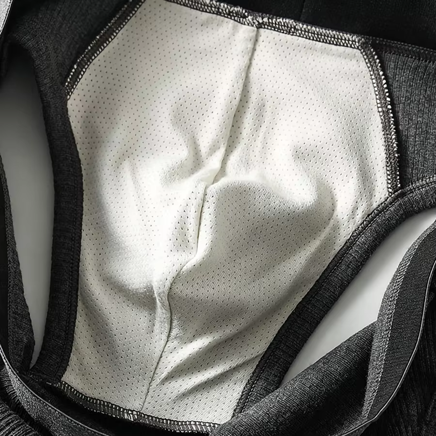 Lot de 3 slips de sport en coton pour hommes, séchage rapide et respirant, sous-vêtements d'été, lavage à la main uniquement, ne pas nettoyer au nettoyant chimique