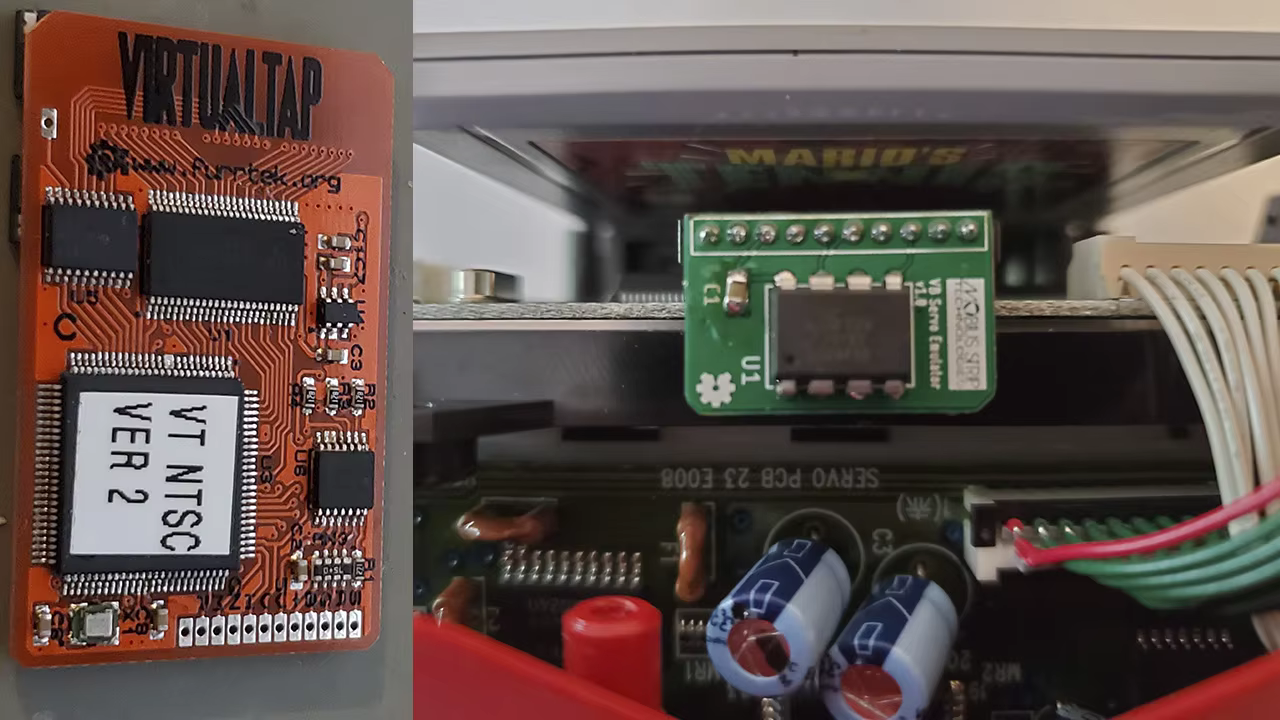 Virtual Tap - Carte de sortie vidéo intégrée pour la console de jeu VirtualBoy