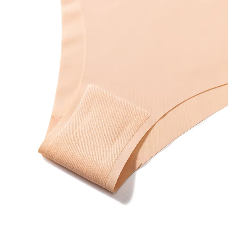 3 pièces/ensemble culottes pour femmes sous-vêtements sans couture coupe en V Lingerie respirante slips en Satin de soie