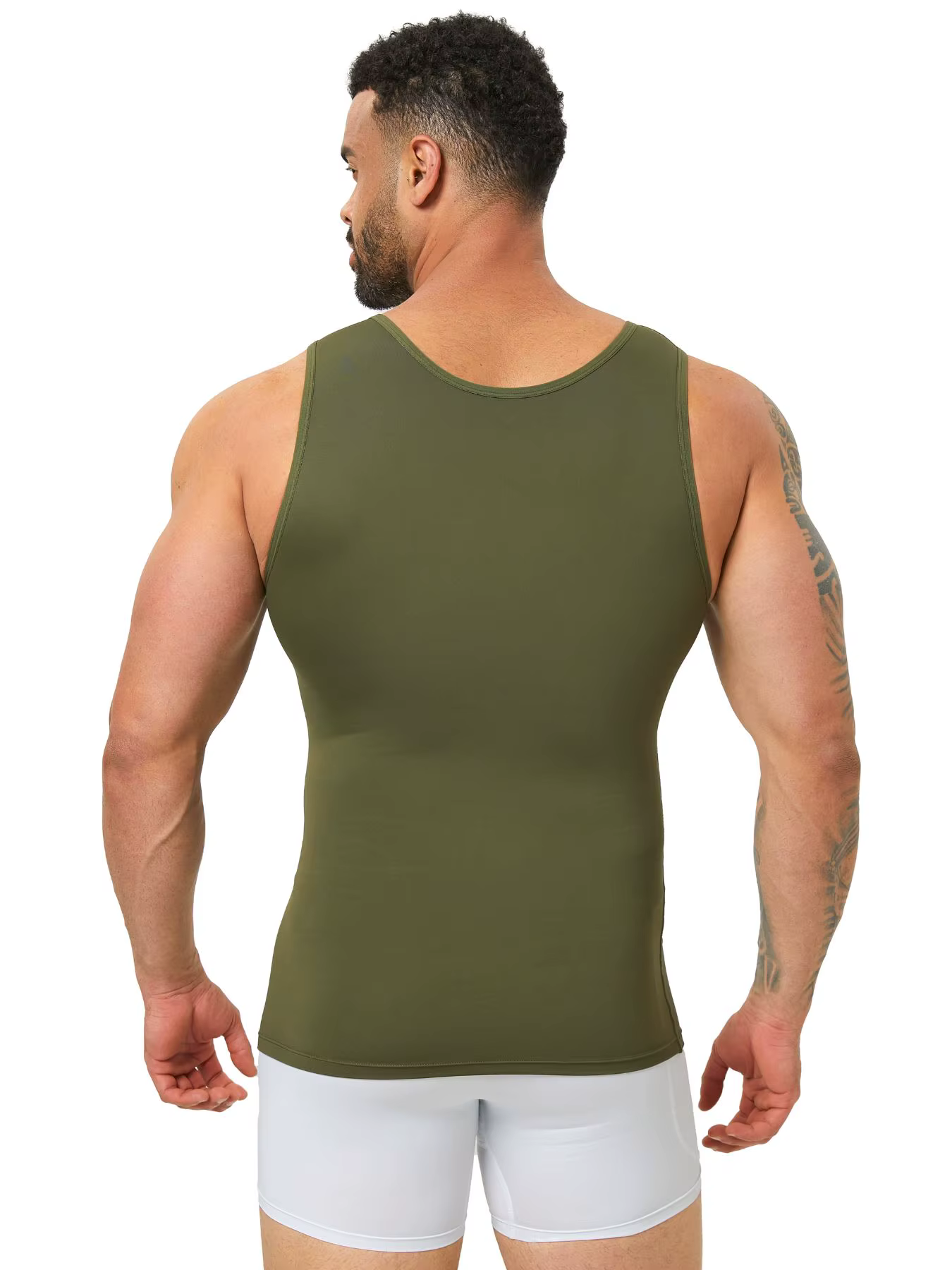 Hommes Shapewear cacher gynécologie Compression débardeurs