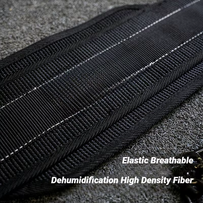 Ceinture de musculation épaisse avec chaîne pour haltères, fitness, bodybuilding, entraînement de force et tractions