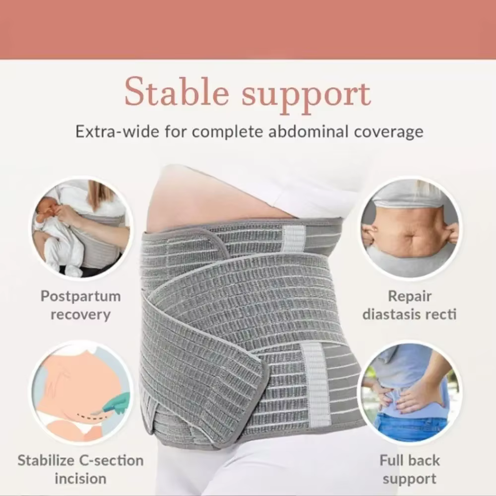 Ceinture abdominale post-partum pour récupération du corps