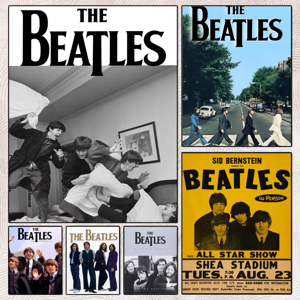 Affiche de groupe de Rock The B-Beatles-S