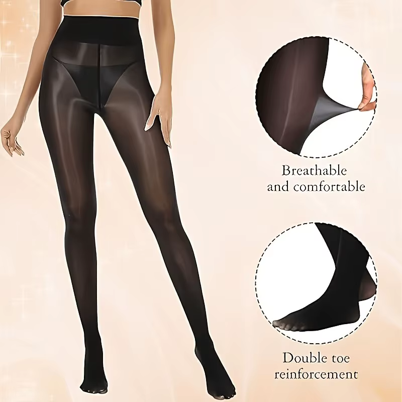 1 Paire de Collants Brillants pour Femme