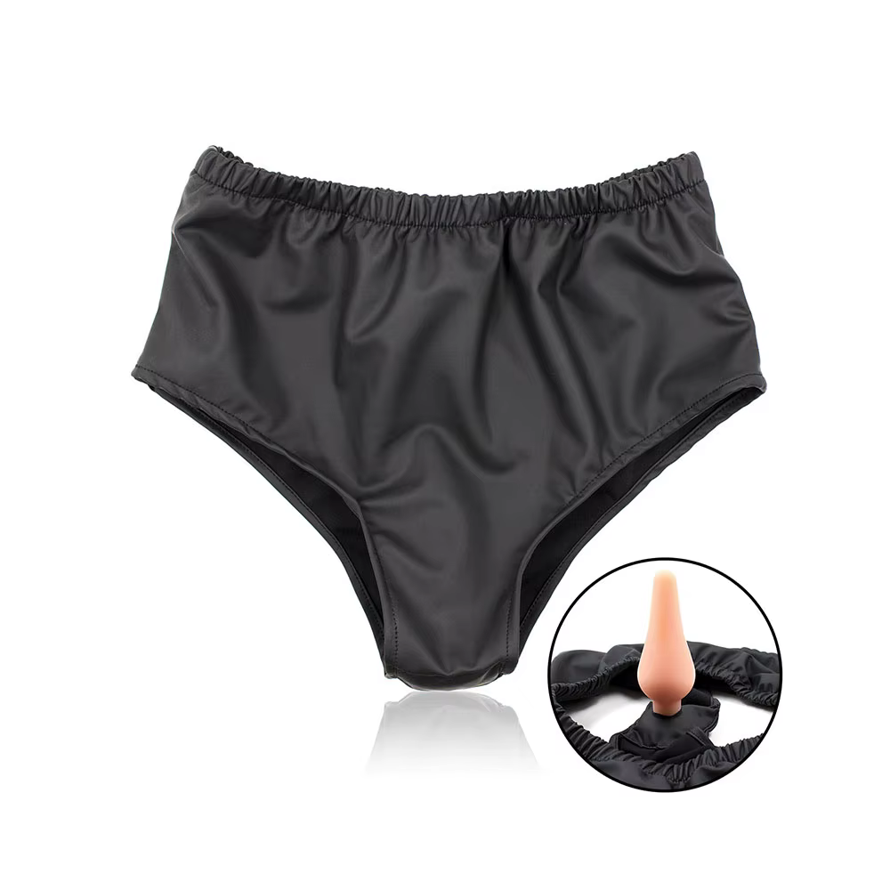 Pantalon balle Plug Latex jouets sexuels pour femme unisexe porter cacher vagin culotte Anal jouet Masturbation sous-vêtements culottes Anus jeux