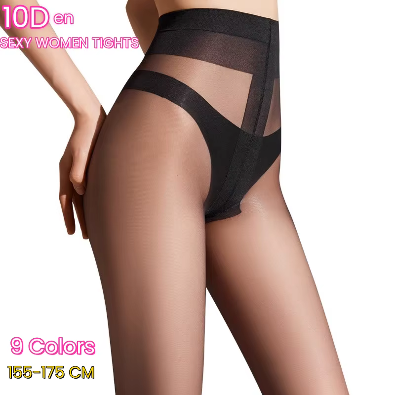 1 paire de collants couleur peau pour femmes