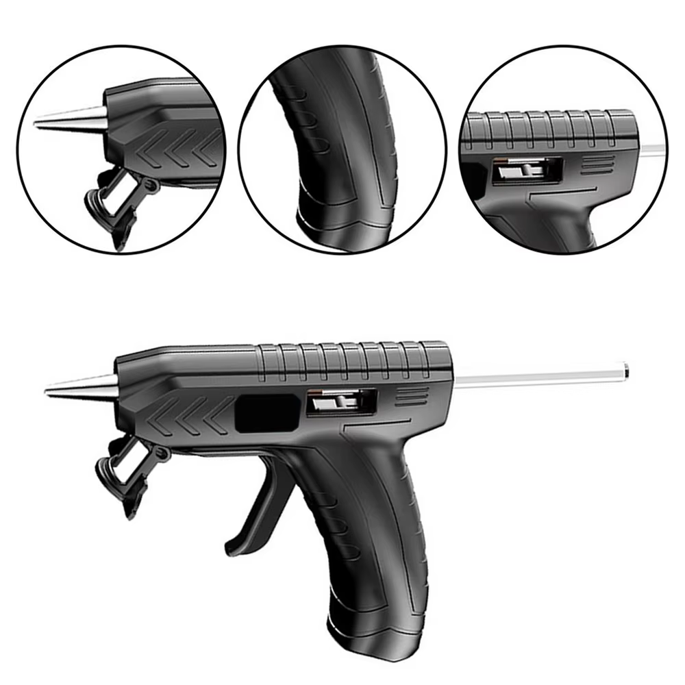 Pistolet à colle thermofusible sans fil avec bâton de colle, outil de colle thermofusible sans fil au Lithium Rechargeable par USB, outil de réparation artisanal de bricolage