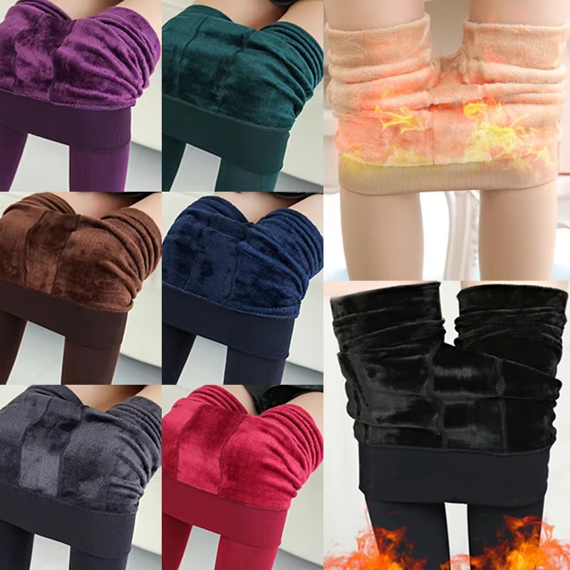 Collants doublés polaire Sexy femmes
