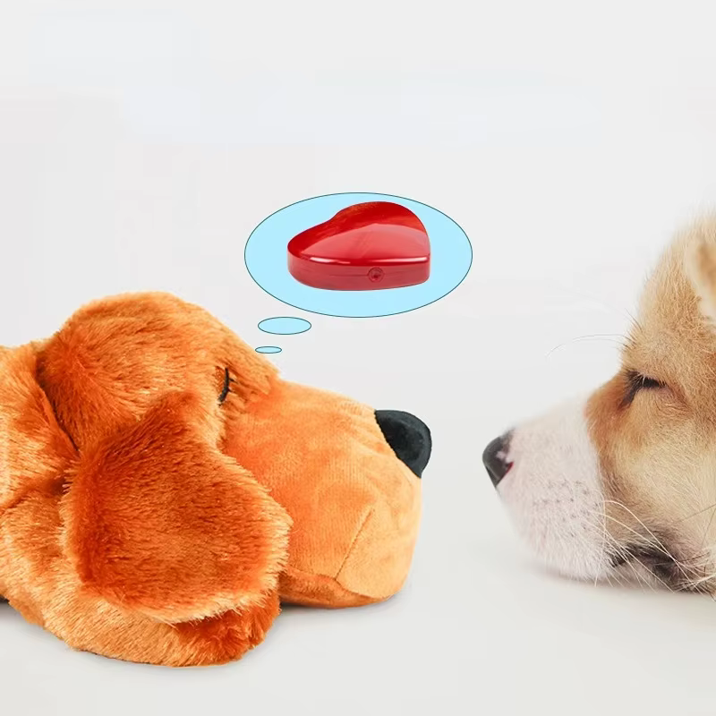 Jouets apaisants pour animaux de compagnie, jouets en peluche à battement de cœur simulé pour soulager l'anxiété et favoriser le sommeil des chiens – Le cadeau idéal pour votre ami à fourrure !