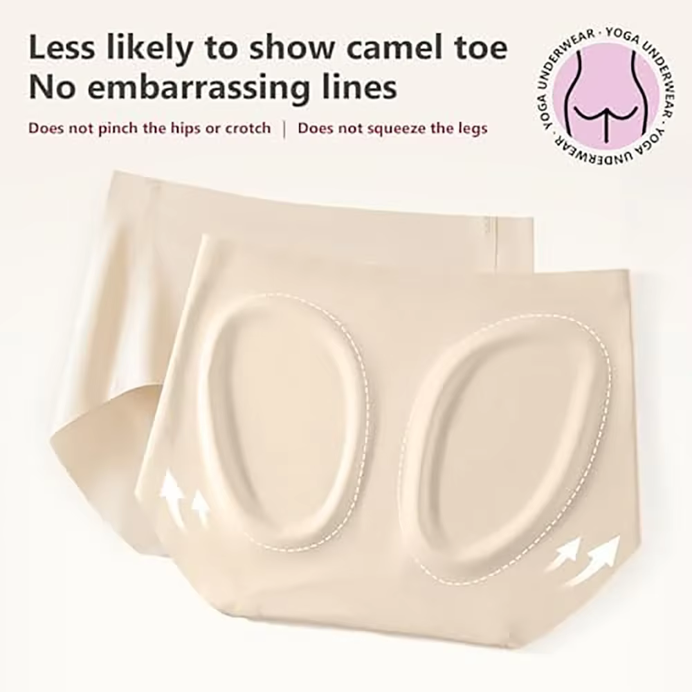 3 pièces culottes anti-orteil de chameau femmes anti-camel sans couture slips sans présentation sous-vêtements pour