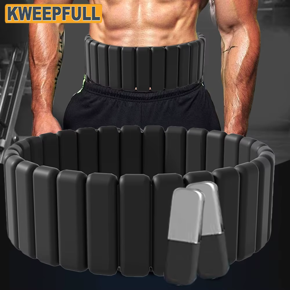 1 pièce (4 lb / 1,8 kg) de poids de taille réglables pour hommes et femmes, poids lombaires pour l'entraînement, petit équipement de fitness