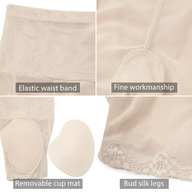 Femmes bout à bout Shaper culotte Sexy corps Shaper hanche Shapewear culotte Push Up culotte hanche Enahncer Shapewear avec coussinets