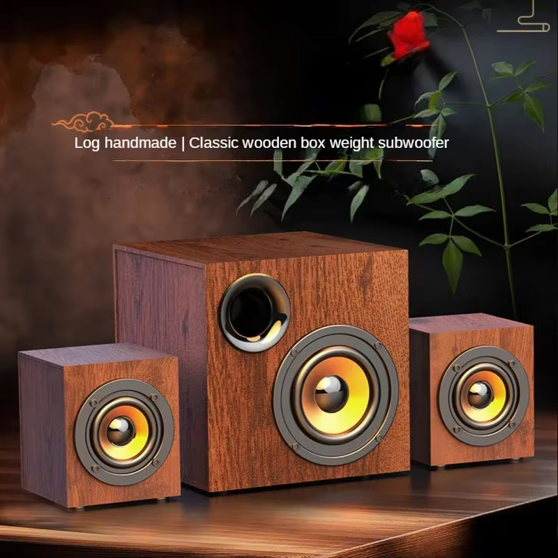 Ensemble complet d'audio d'ordinateur avec fil, haut-parleur actif pour salon, caisson de basses lourd, grand Volume professionnel