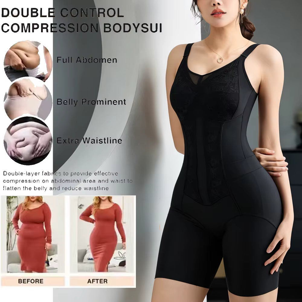 Body sculptant pour femme avec contrôle abdominal