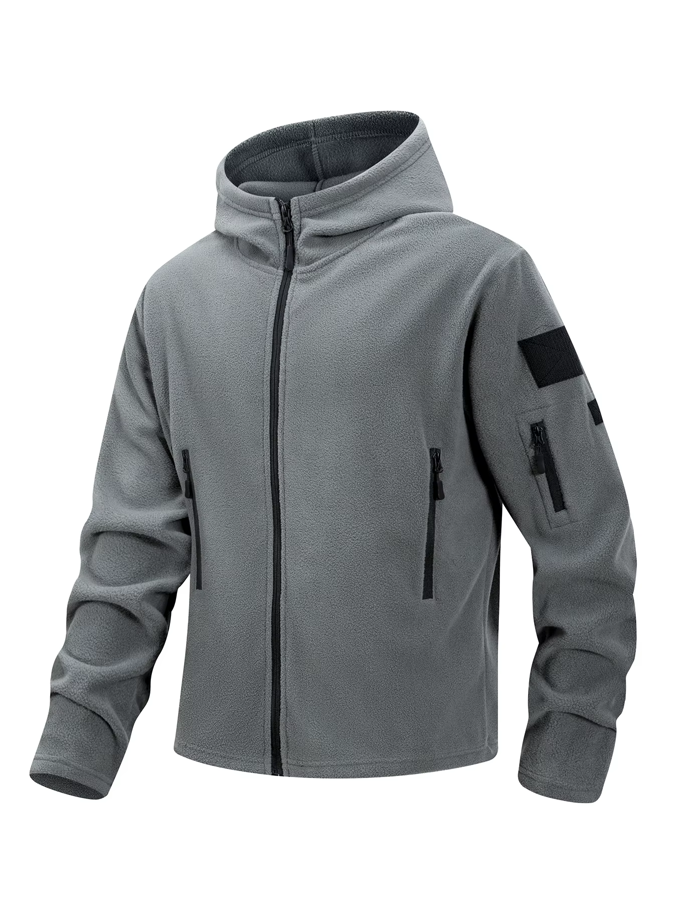 Veste tactique polaire thermique d'hiver chaude épaissir chasse randonnée Sports de plein air manteau à capuche militaire vestes de l'armée en plein air S-3XL