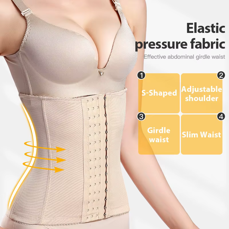 Shapewear pour femmes contrôle du ventre Fajas corps Shaper fermeture éclair ceinture taille formateur pansement