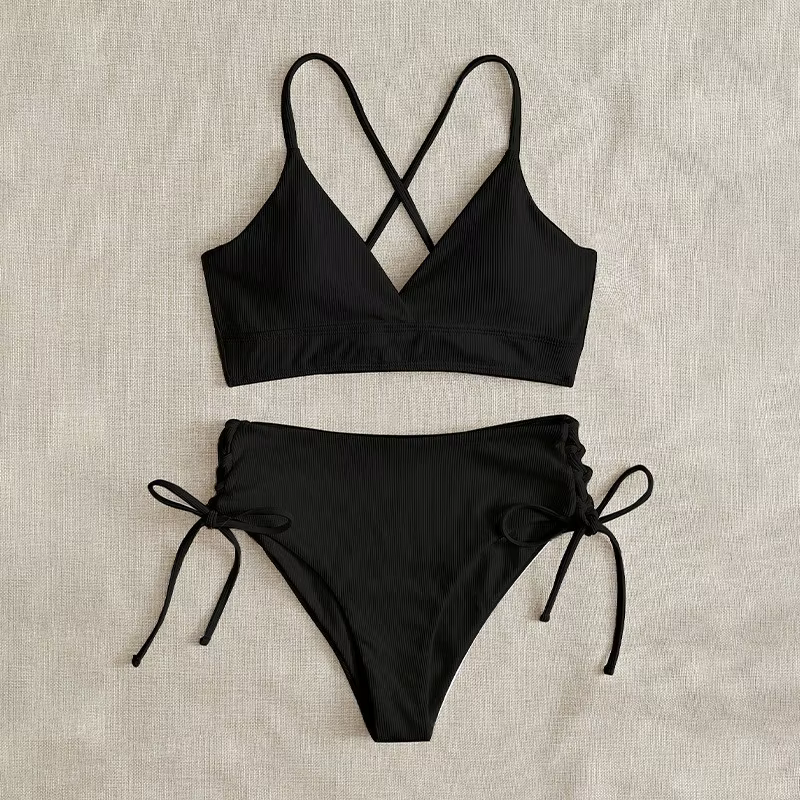 Ensemble Bikini taille haute pour femmes