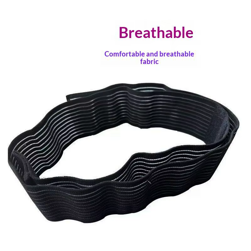 Stabilisateur d'implant mammaire post-chirurgical et bande de compression