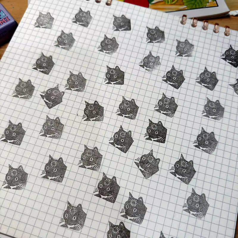 Timbres Emoji amusants, petits sceaux ronds créatifs pour étudiants, mignon, Portable, bricolage, décoration de compte à main