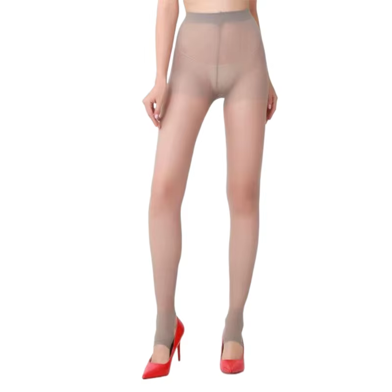 Collants à étriers en soie pour femmes