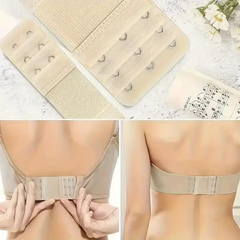 12 extensions de soutien-gorge réglables - Conception à 2/3/4 crochets