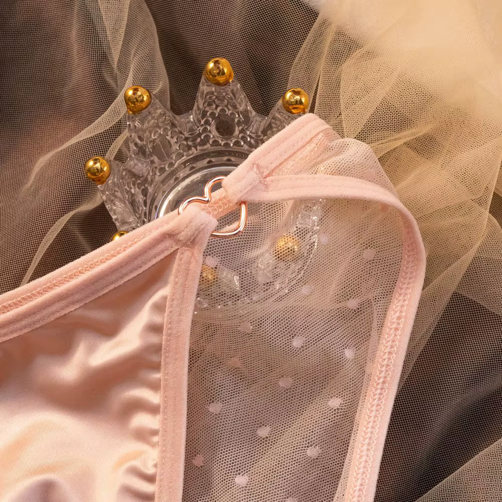 Sous-vêtements College à pois pour femmes