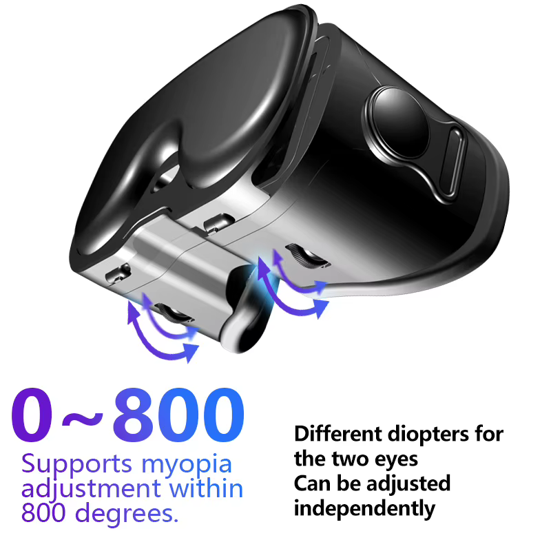 Casque de réalité virtuelle 3D VR, lunettes, dispositifs, lentilles, casque intelligent pour smartphone, téléphone portable, viseur de jeu mobile