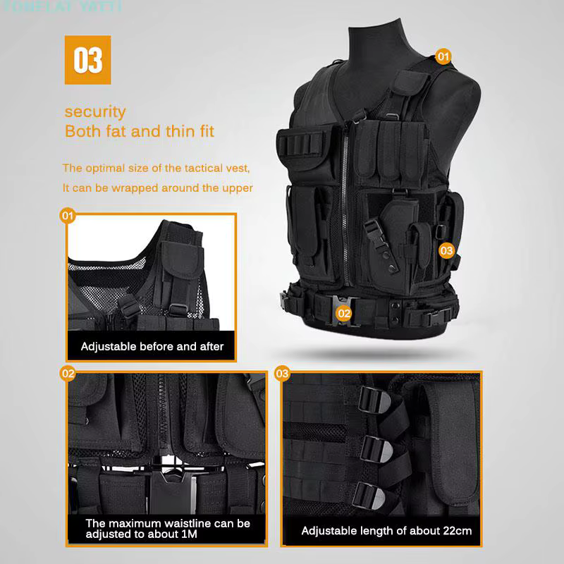 Vêtements de sécurité pour la chasse, Swat DulglaSwat, Chest Rig, Multi-Poches, Swat Army Cs, Chest Rig, Accessoires de camping
